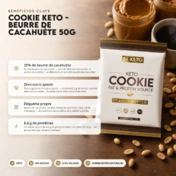 Galleta keto – mantequilla de cacahuete 50g