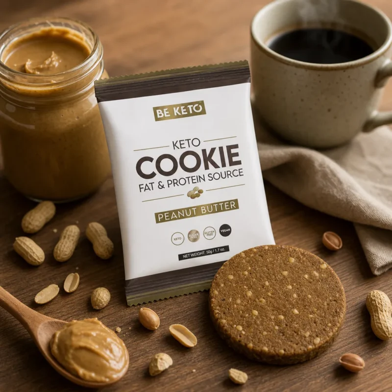 Galleta keto – mantequilla de cacahuete 50g