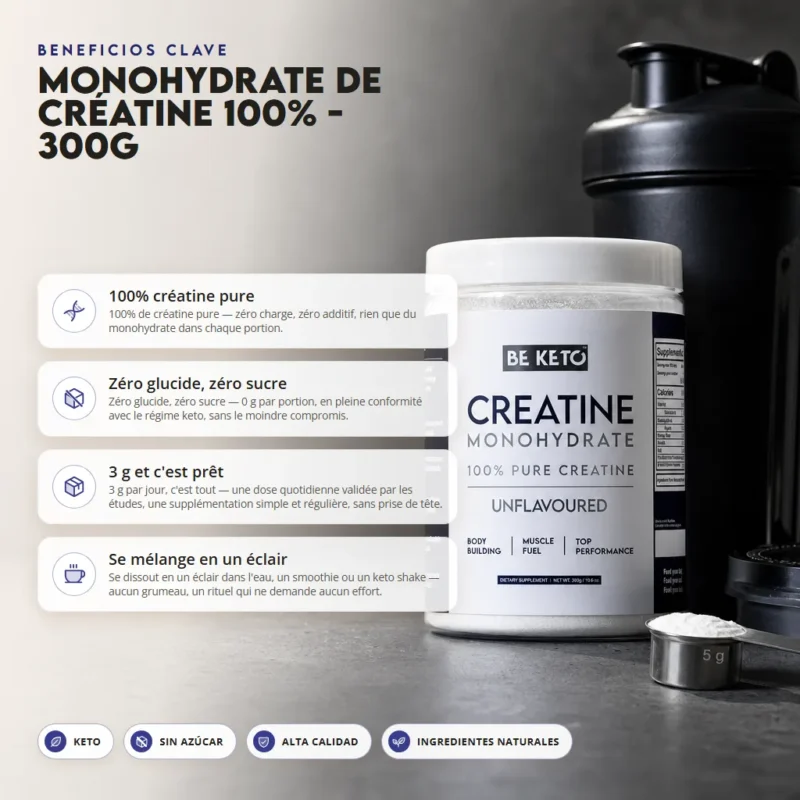 Creatina monohidrato 100% – 300g