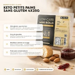 Panecillos keto sin gluten 4x25g