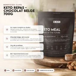 Batidos sustitutivos keto – chocolate belga 700g