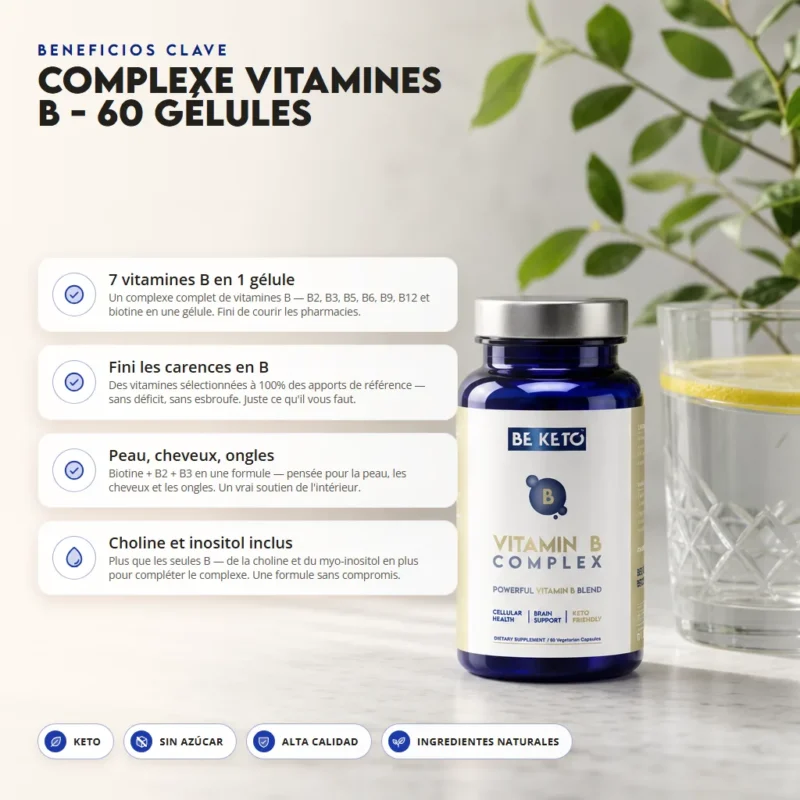 Complejo vitamina b – 60 cápsulas