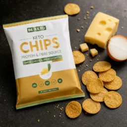 Chips keto – queso suizo y cebolleta francesa 30g