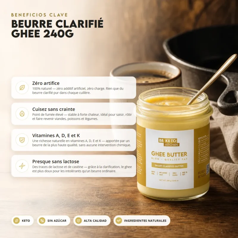 Mantequilla clarificada ghee 240g