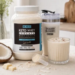 Proteína keto con mct – coco y chocolate blanco 800g
