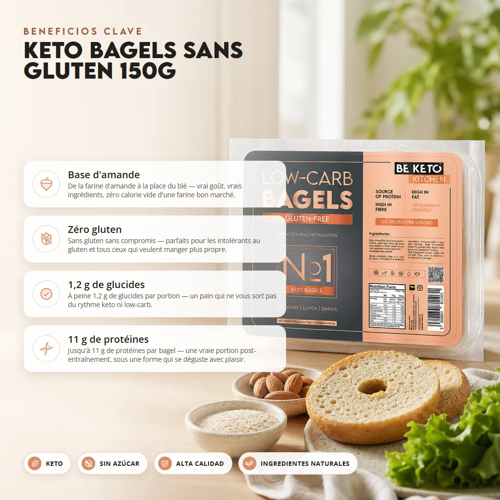 Bagels Keto Sin Gluten 150g