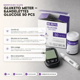 Gluketo meter – tiras reactivas glucosa 50uds.