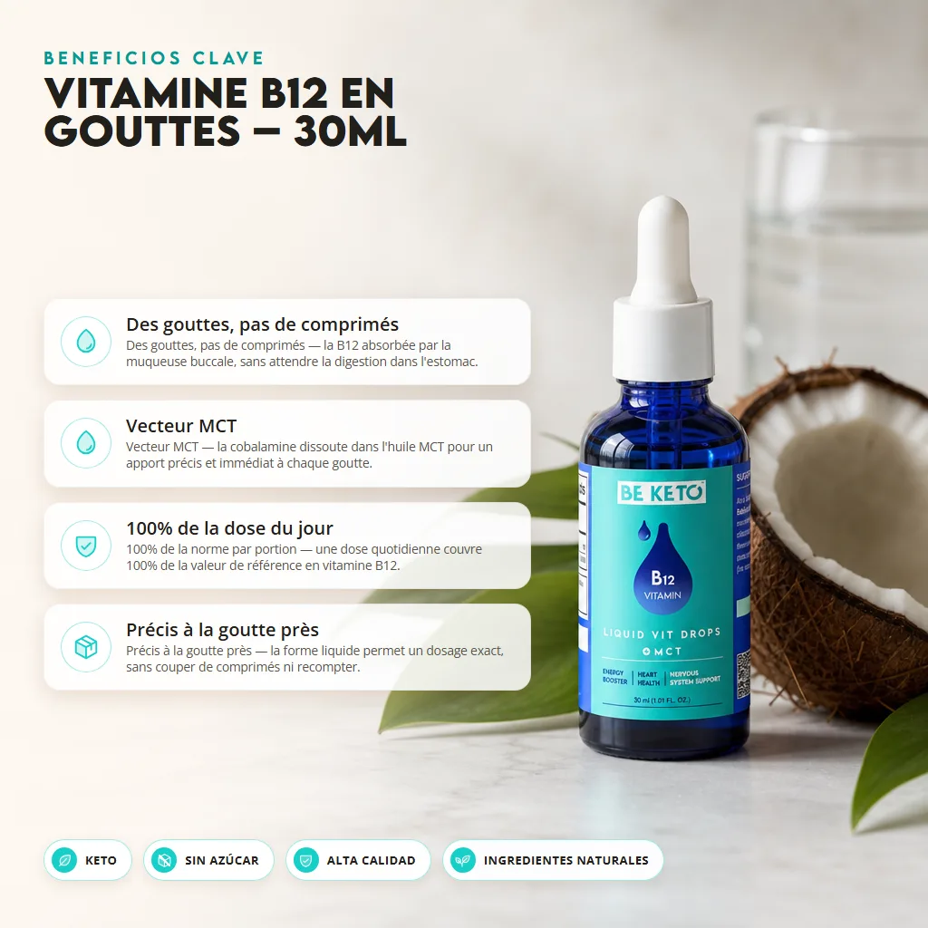 Vitamina B12 en Gotas – 30ml