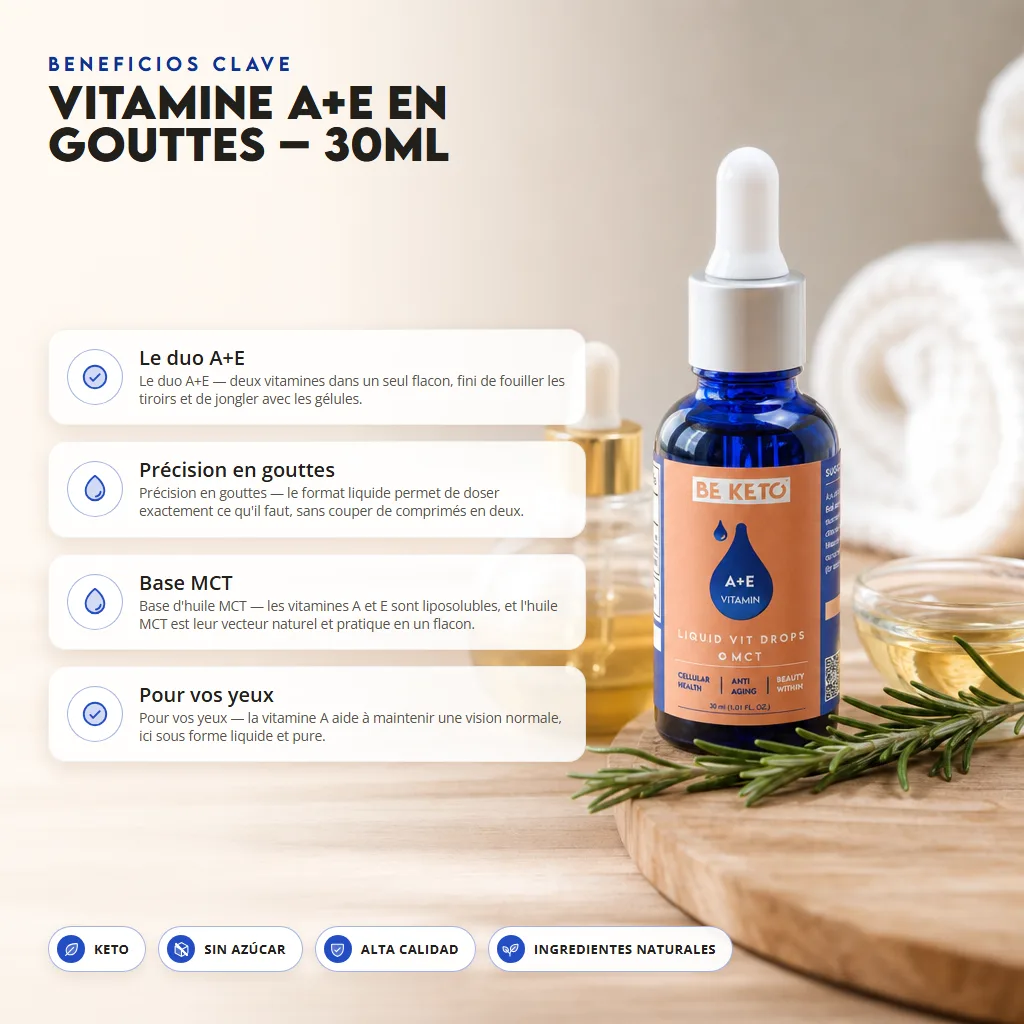 Vitamina A+E en Gotas – 30ml