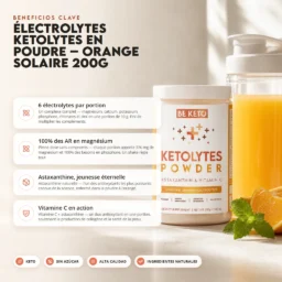Electrolitos ketolytes en polvo – naranja solar 200g
