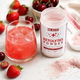 Electrolitos ketolytes en polvo – cereza-fresa 200g