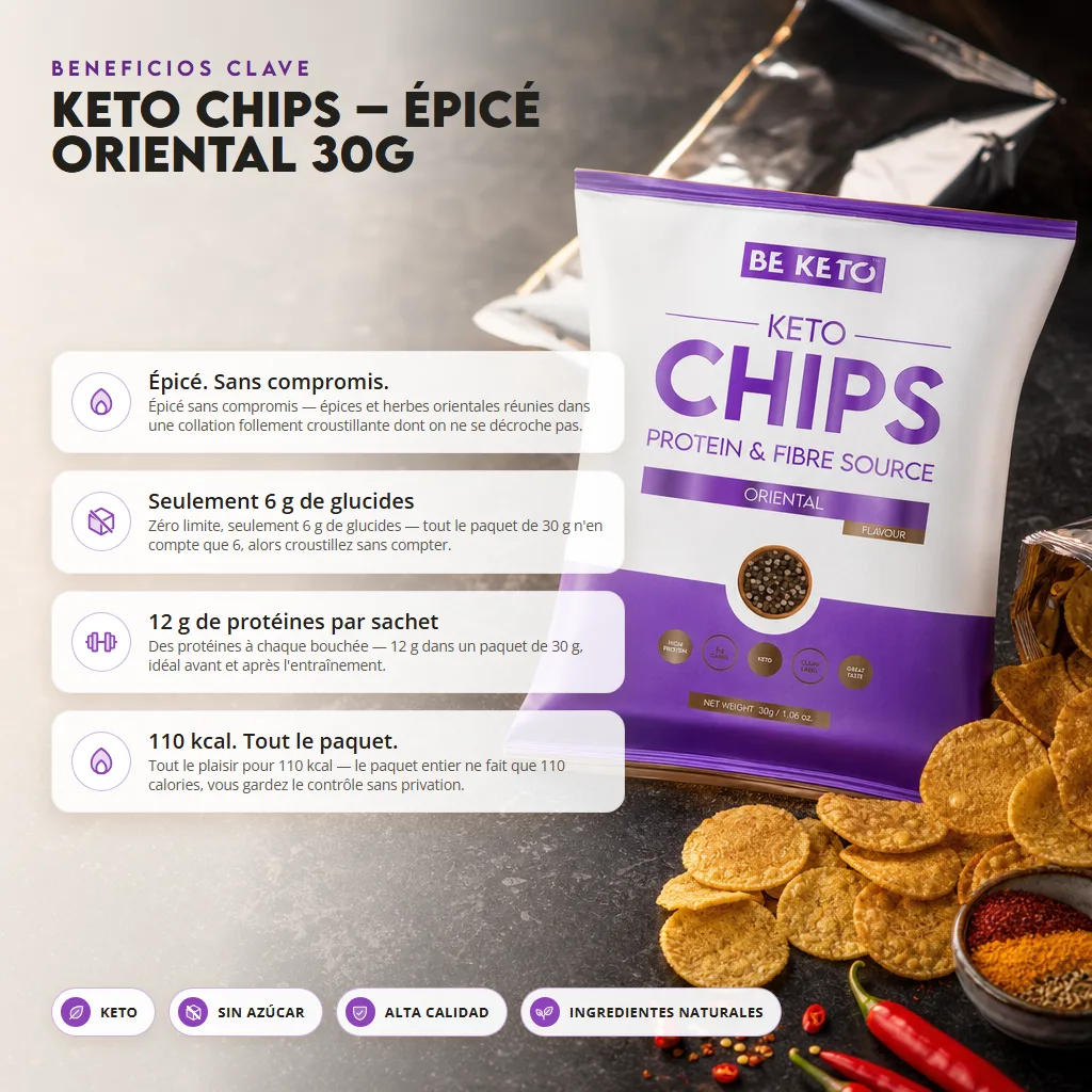 Chips Keto – Picantes Orientales 30g