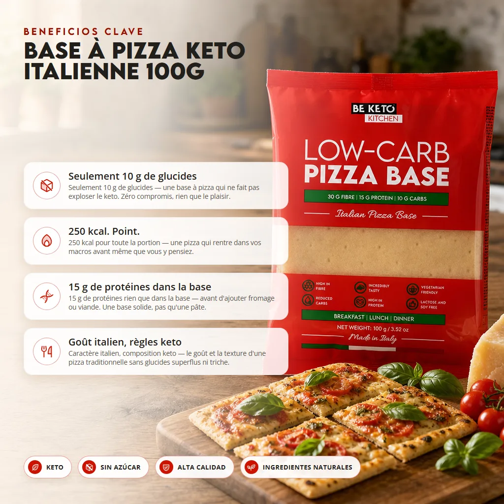 Base Pizza Keto Italiana 100g