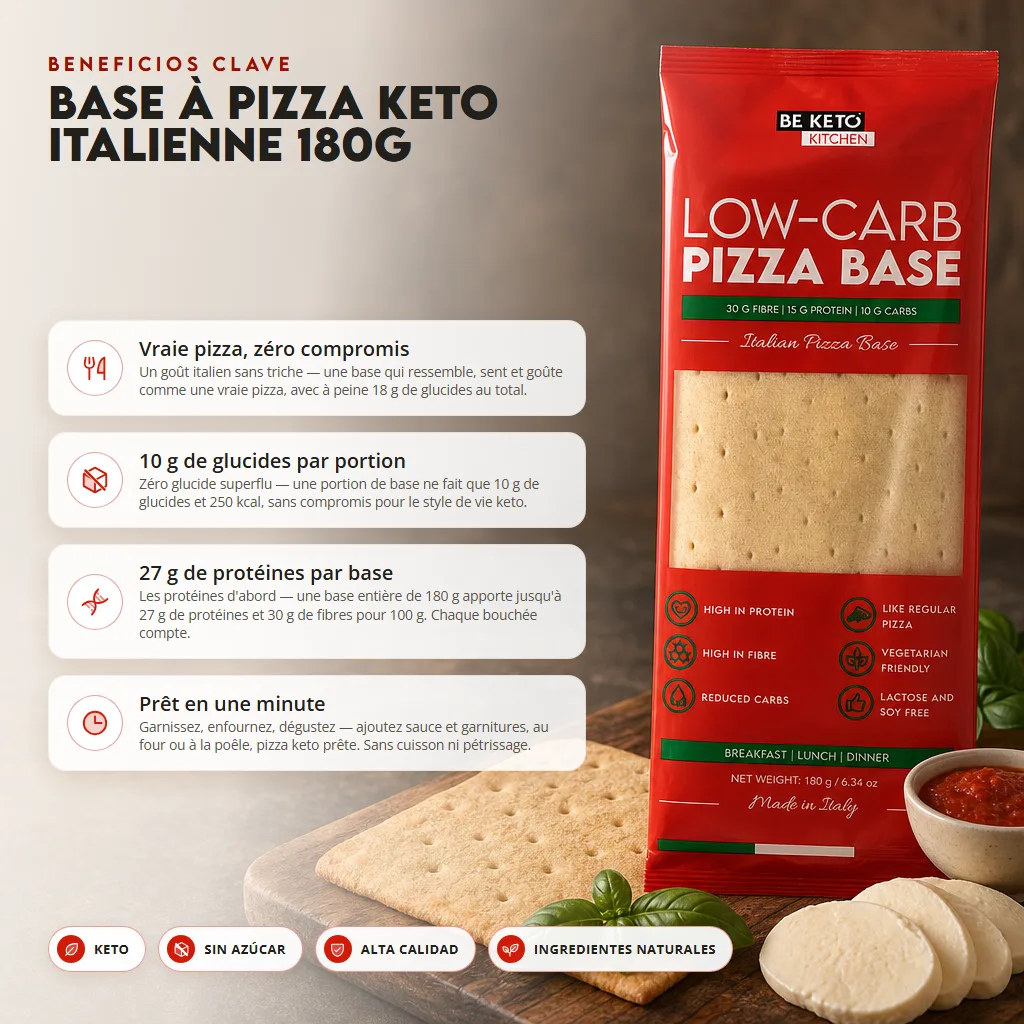 Base Pizza Keto Italiana 180g