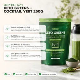 Greens keto – batido verde 250g