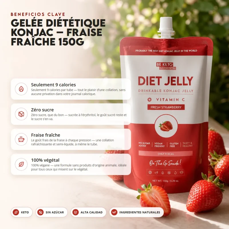 Konjac jelly – fresa fresca 150g