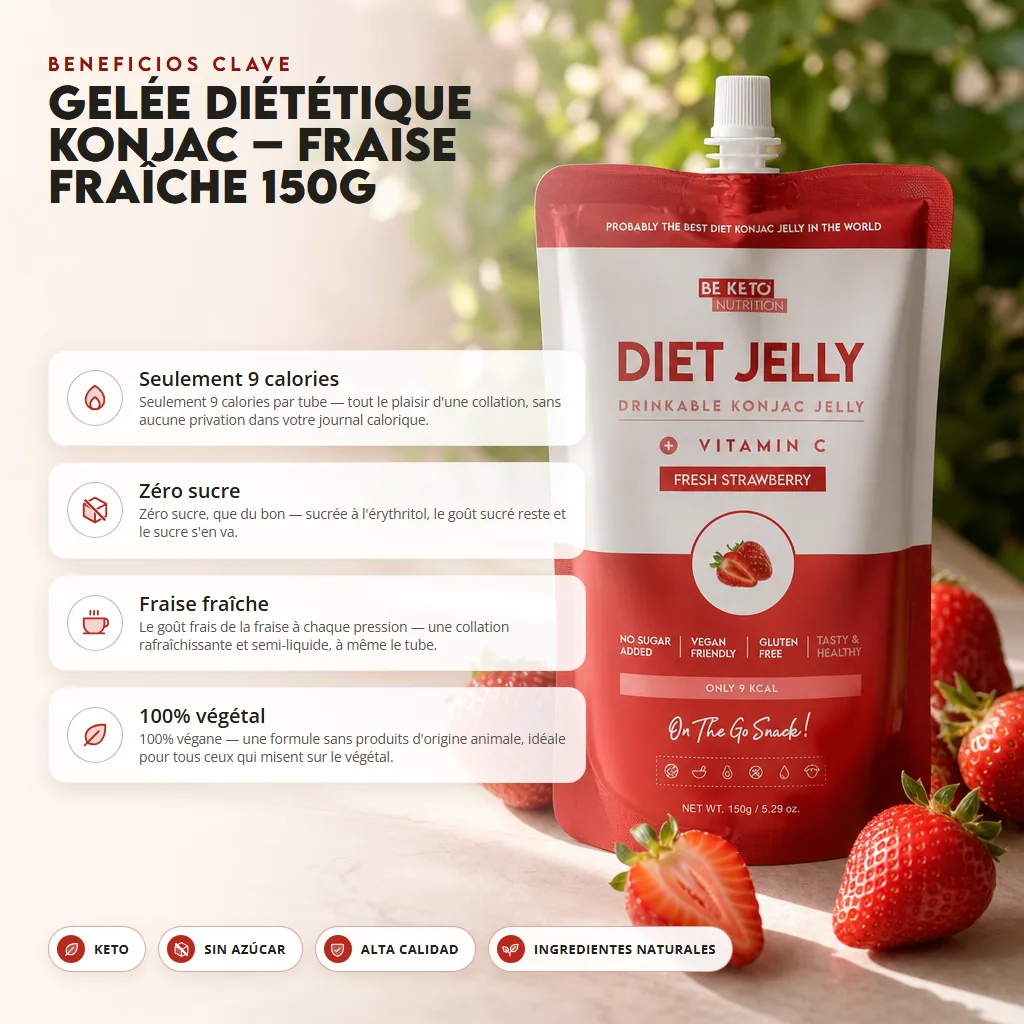 Konjac Jelly – Fresa Fresca 150g