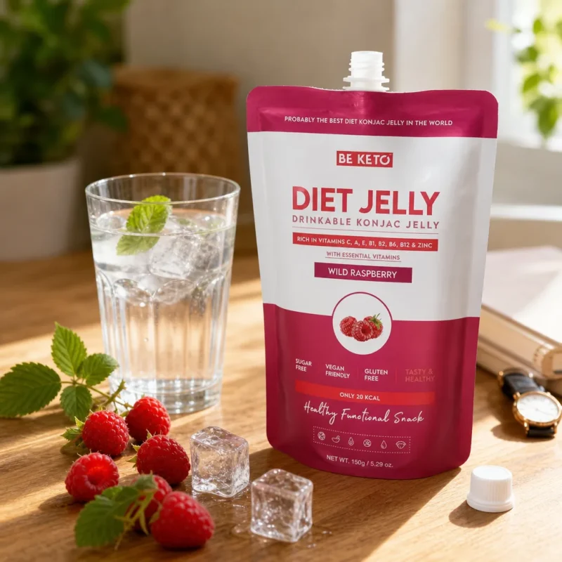 Gelatina Dietética Konjac & Vitaminas – Frambuesa Silvestre 150g – Lifestyle 2 Gelatina dietética konjac & vitaminas – frambuesa silvestre 150g
