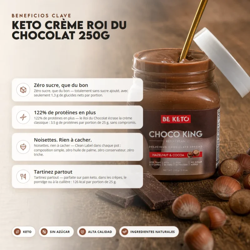 Crema keto™ rey del chocolate 250g