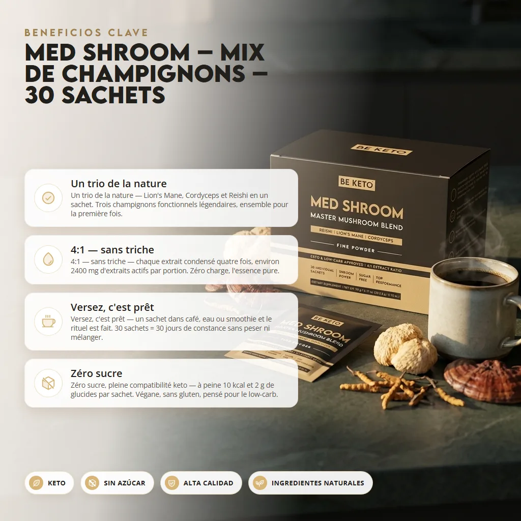 Hongos Adaptógenos – Mix – 30 sobres