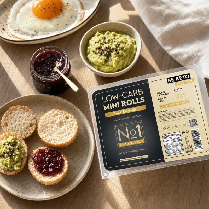 Panecillos Keto Sin Gluten 8x25g – Lifestyle 1 Panecillos keto sin gluten 8x25g
