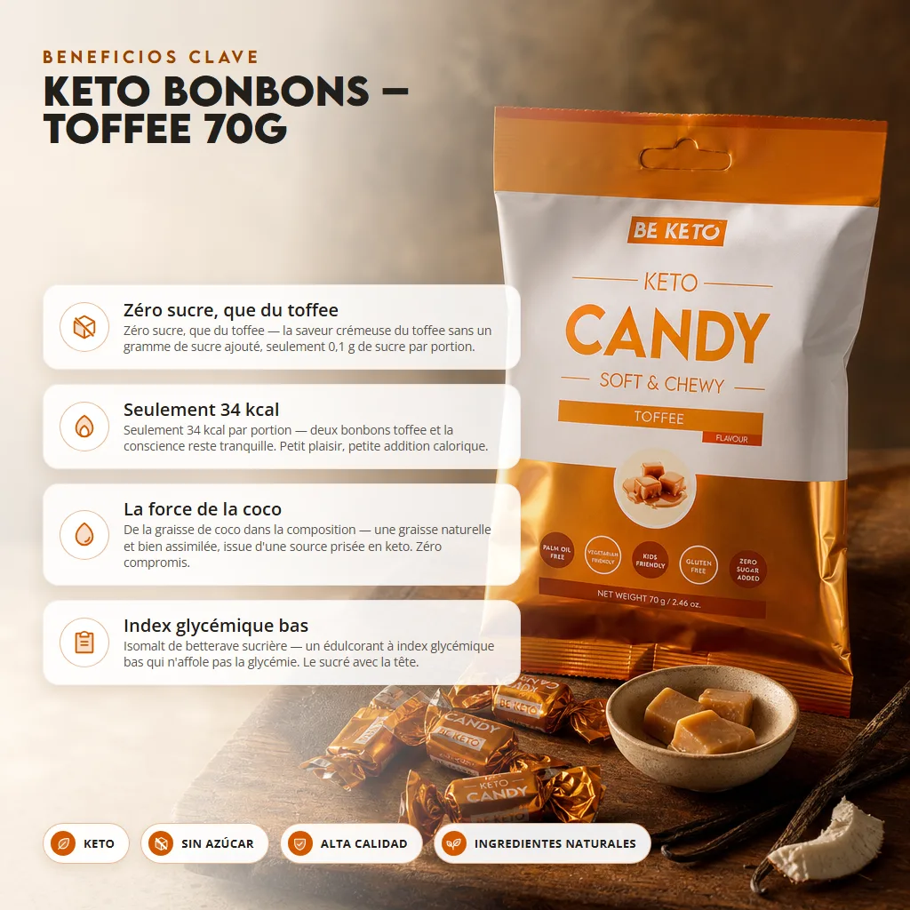 Caramelos Keto – Toffee 70g