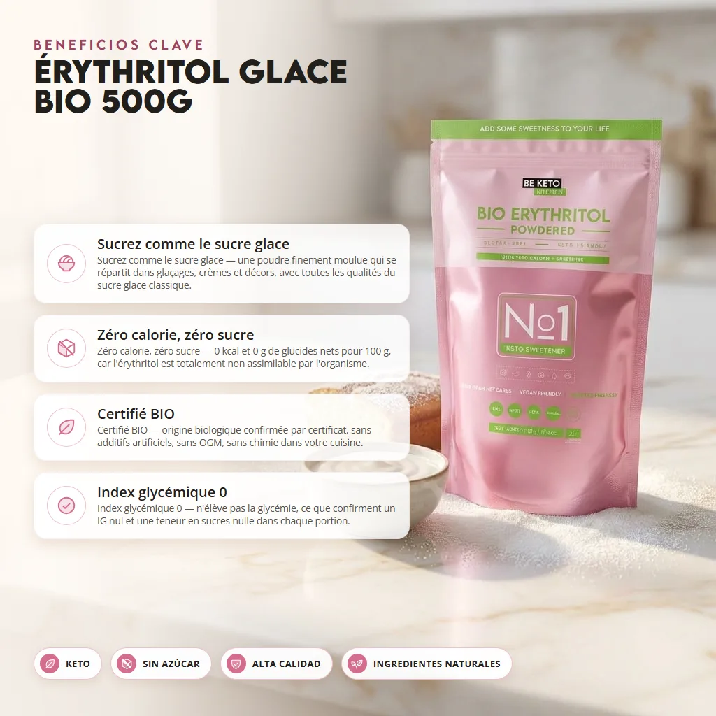 Eritritol BIO en Polvo 500g