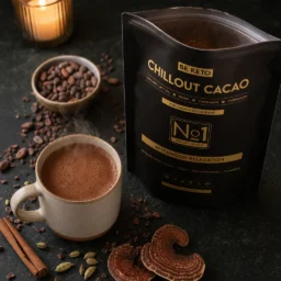 Cacao Ceremonial – Chillout (Aceite MCT & Reishi) – Canela & Cardamomo 250g – Lifestyle 2 Cacao ceremonial – chillout (aceite mct & reishi) – canela & cardamomo 250g