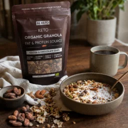 Granola keto bio – cacao y chocolate 250g