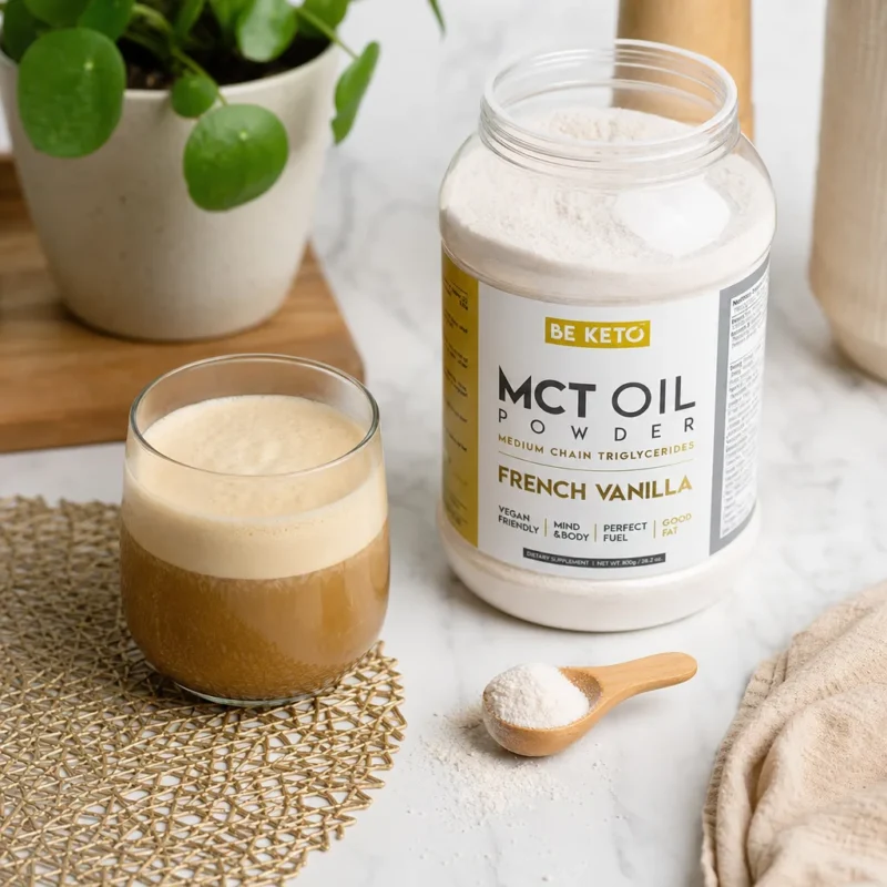 Aceite mct en polvo – vainilla francesa 800g