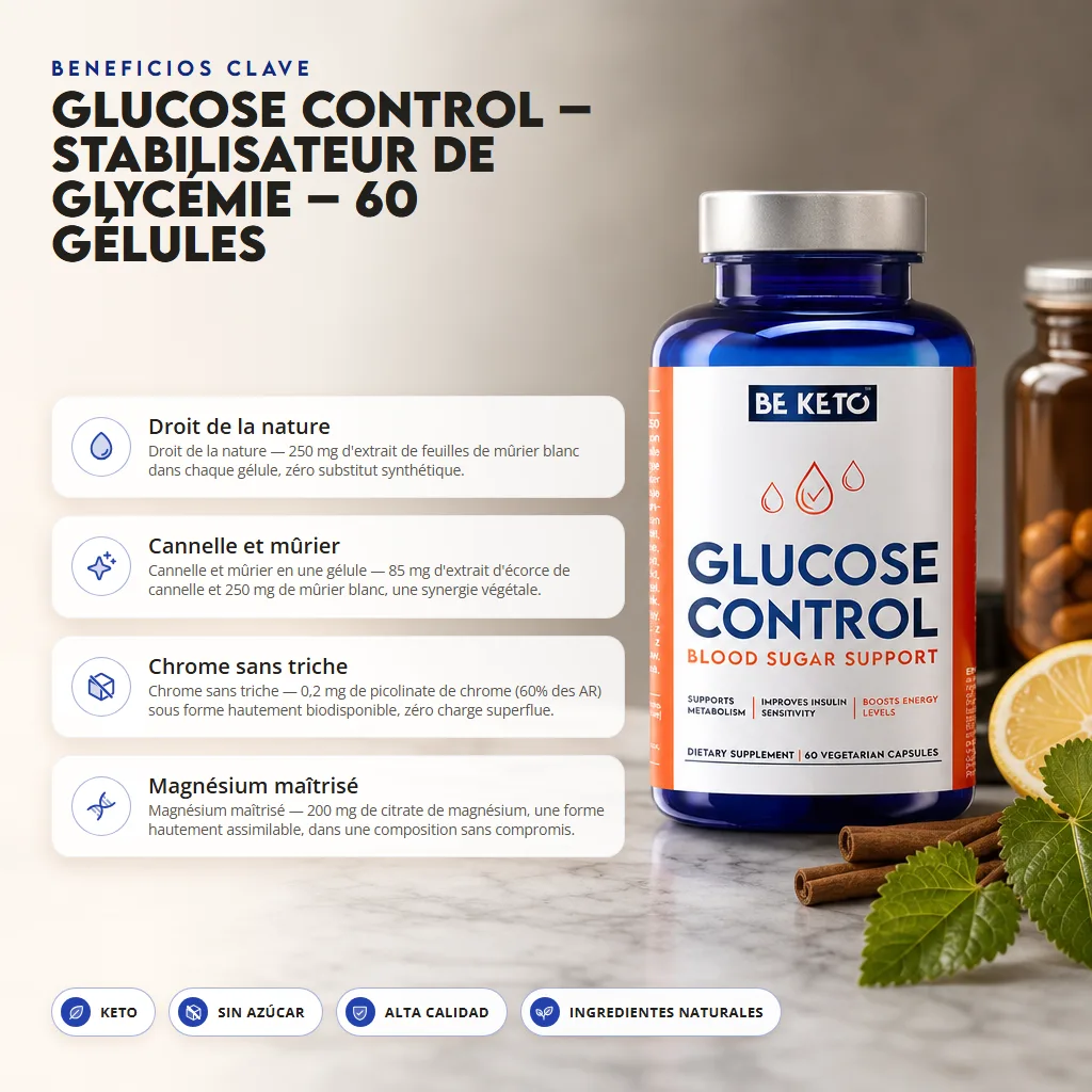 Glucose Control – Estabilizador de Azúcar – 60 cápsulas