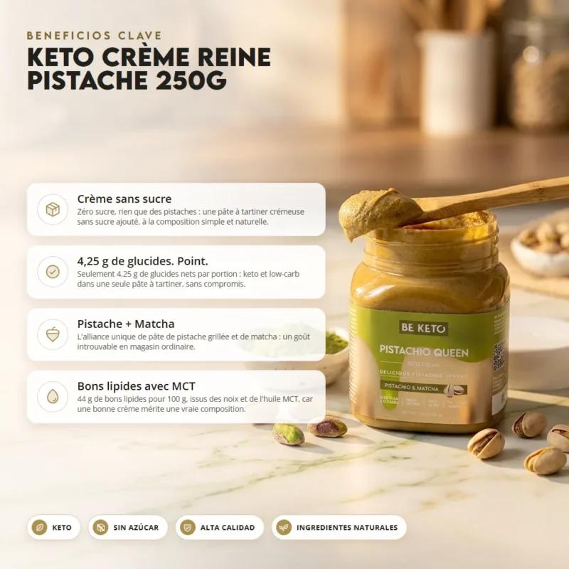 Crema Keto™ Reina Pistacho 250g – Benefit Crema keto™ reina pistacho 250g