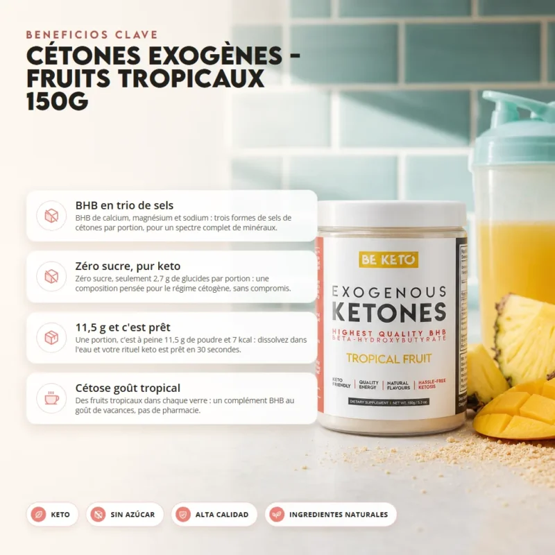 Cetonas exógenas – frutas tropicales 150g