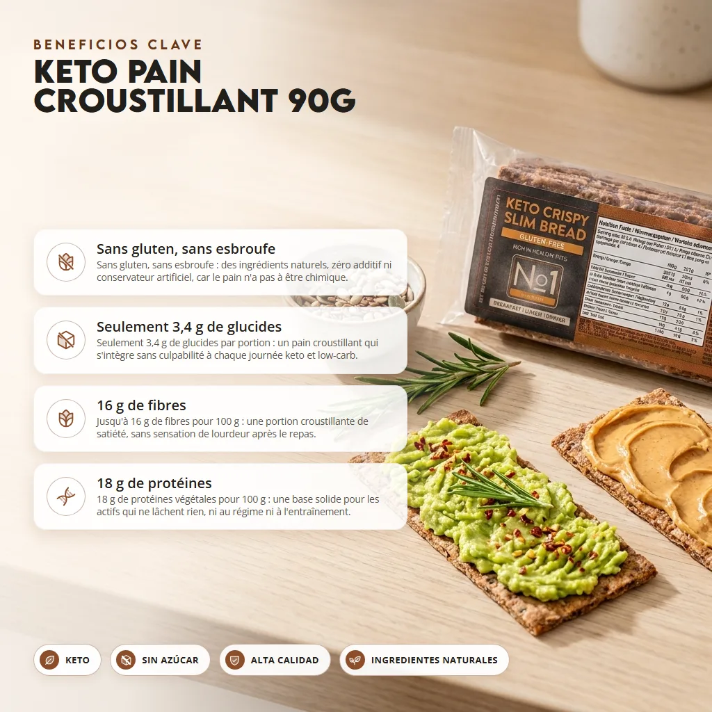 Pan Crujiente Keto 90g