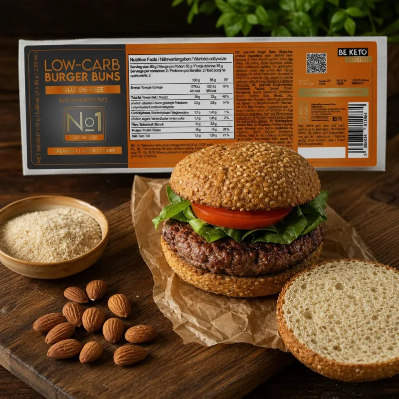 Panes para hamburguesa keto 2x85g
