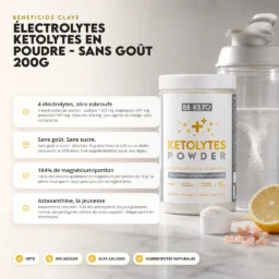 Electrolitos ketolytes en polvo – sin sabor 200g