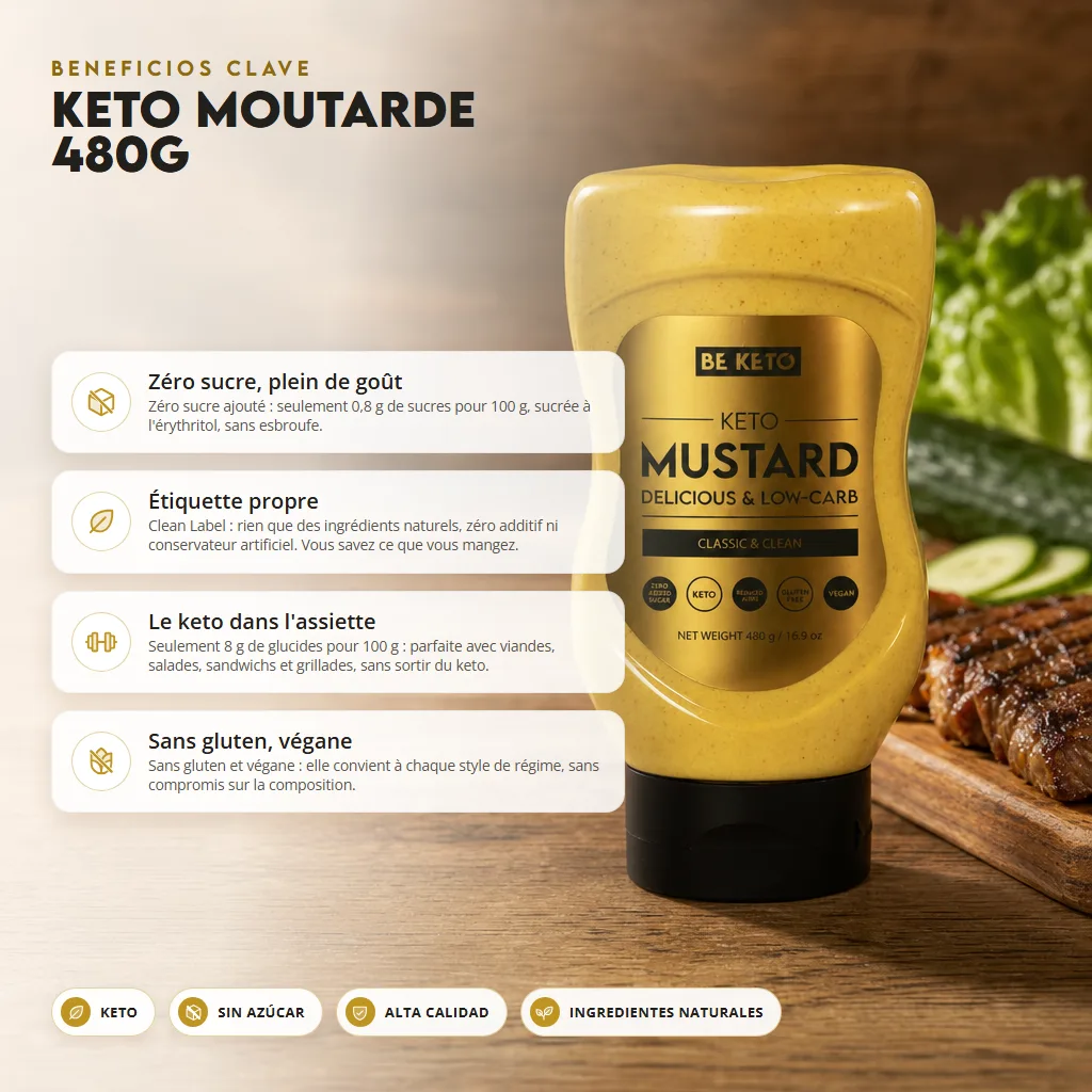 Mostaza Keto 480g