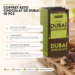 Set chocolate keto de dubái 10uds