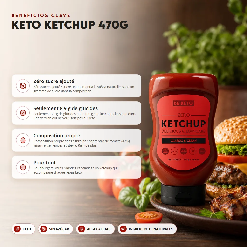 Keto Ketchup 470g