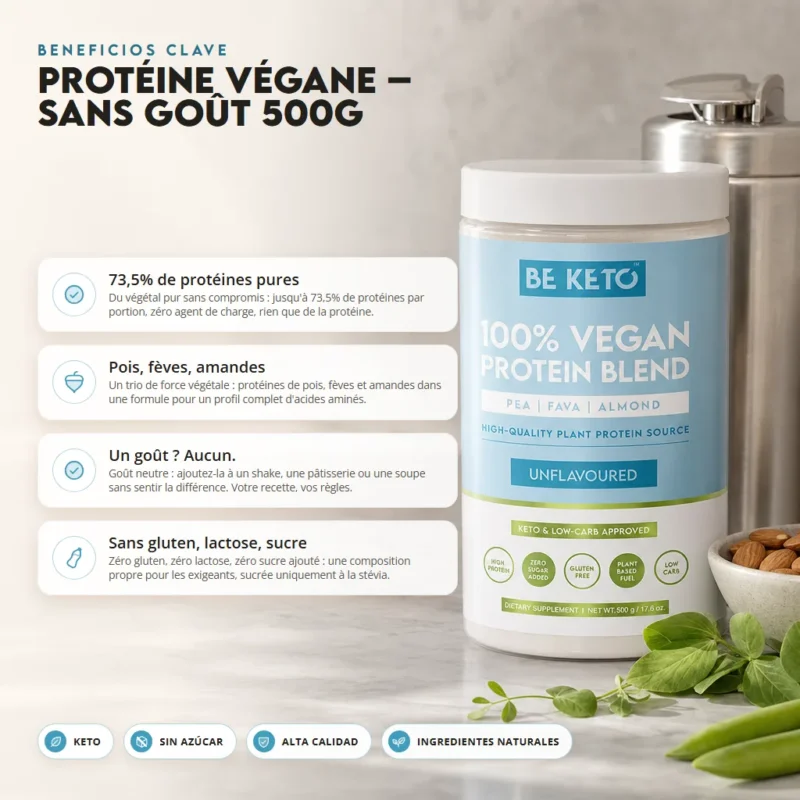 Proteína vegana – sin sabor 500g