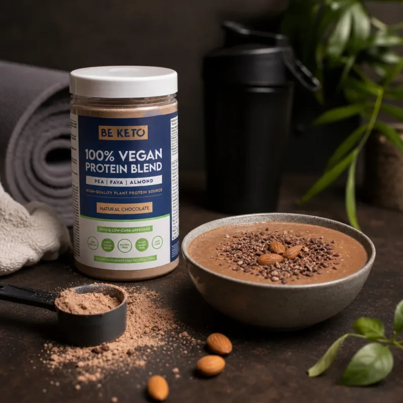 Proteína vegana – chocolate natural 500g