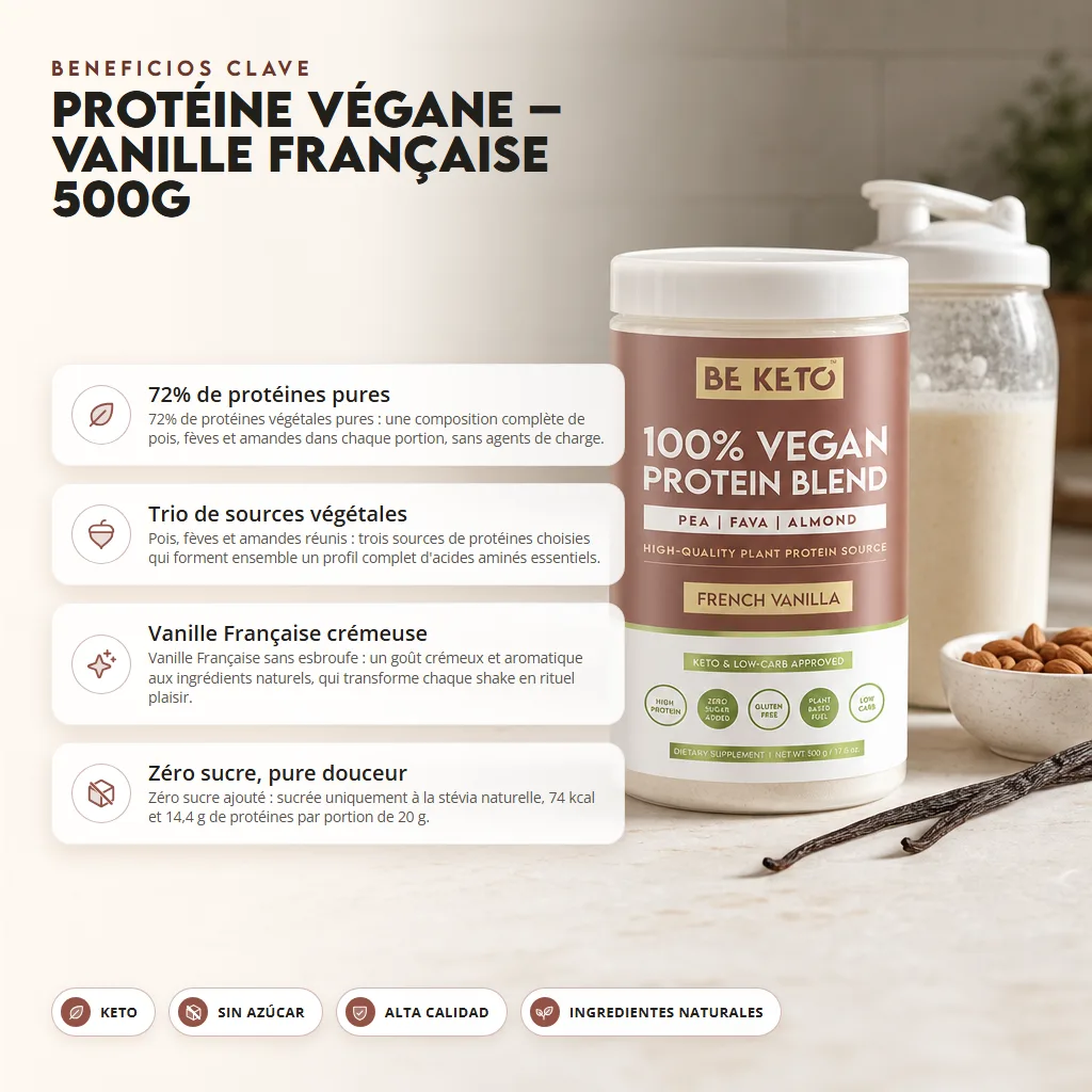 Proteína Vegana – Vainilla Francesa 500g
