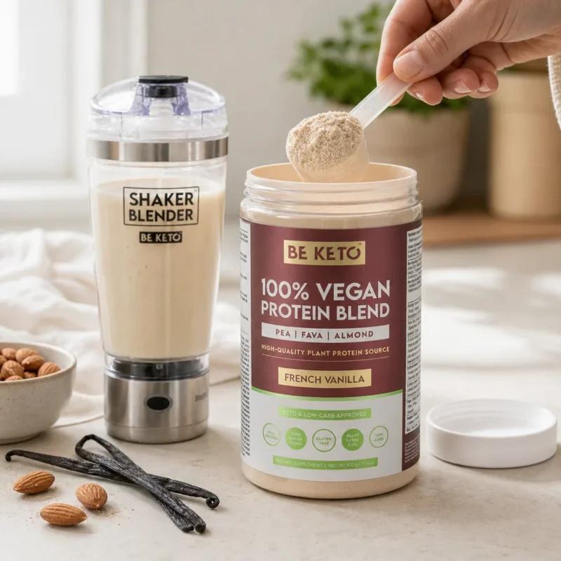 Proteína Vegana – Vainilla Francesa 500g – Lifestyle 1 Proteína vegana – vainilla francesa 500g