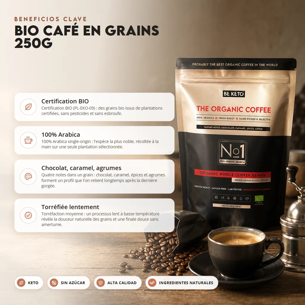 Café en Grano BIO 250g