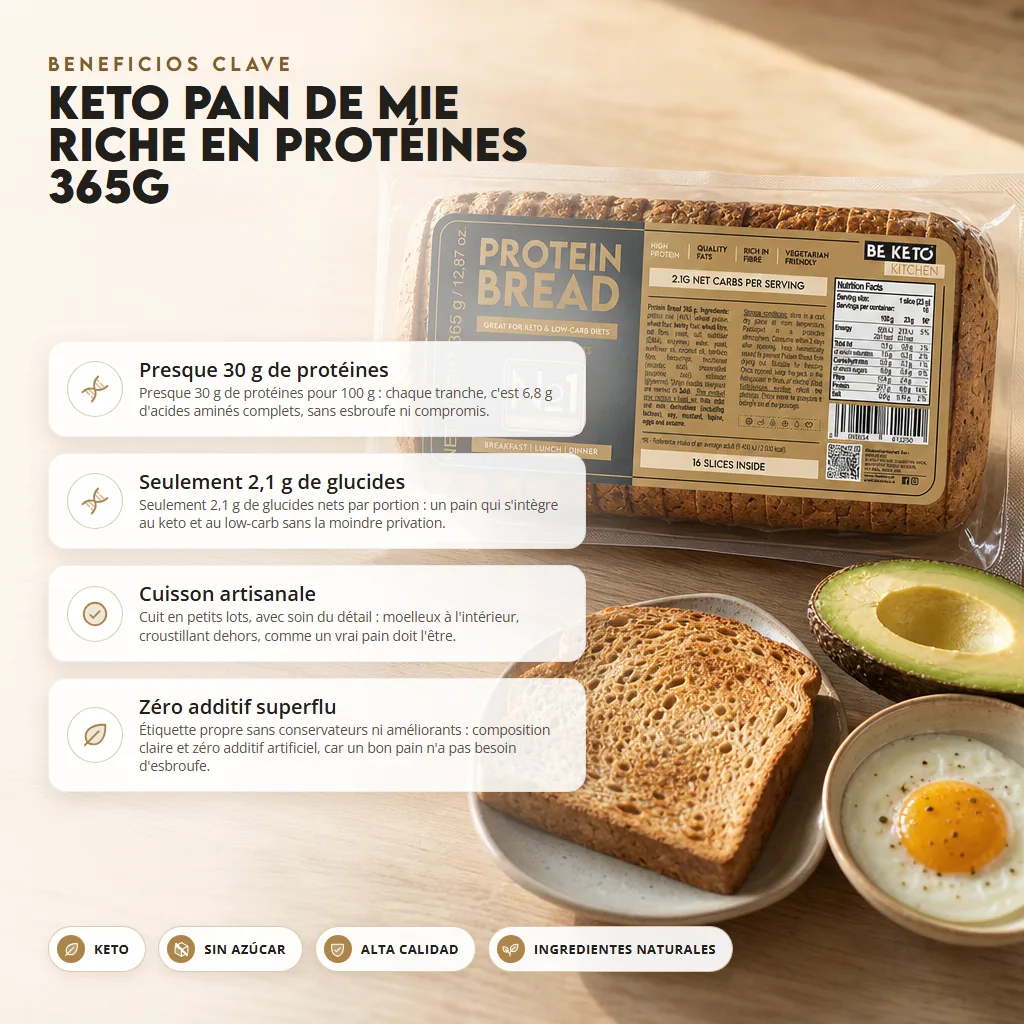 Pan Tostado Proteico Keto 365g