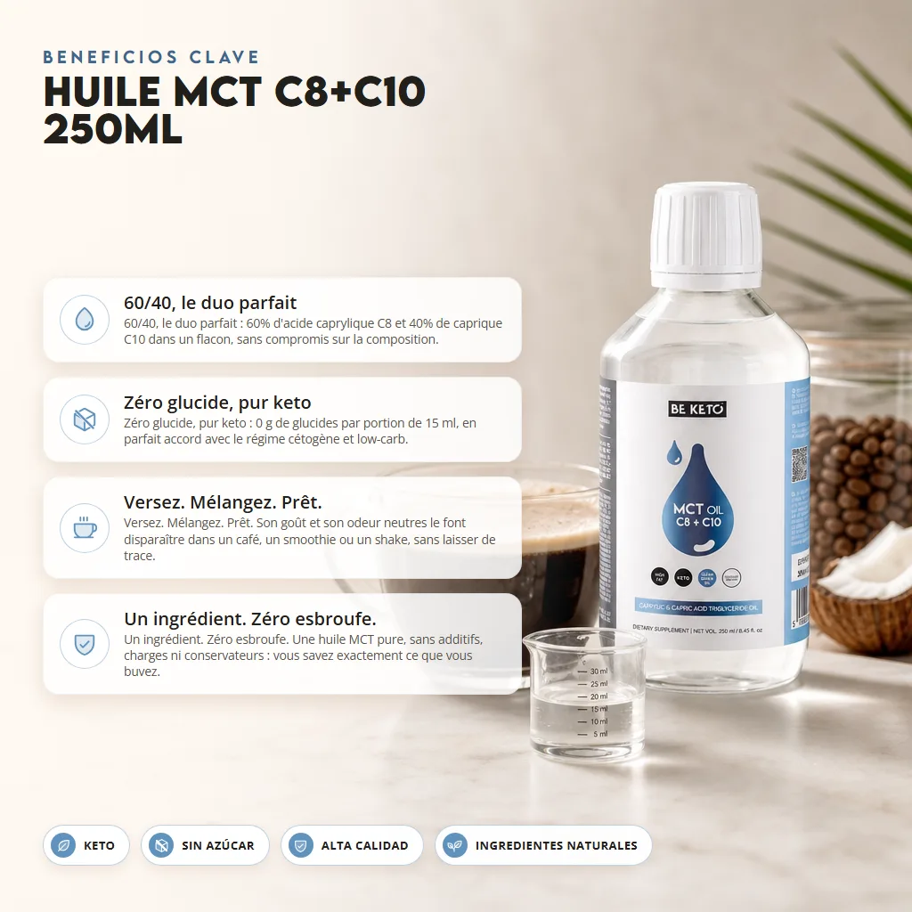 Aceite MCT C8+C10 250ml