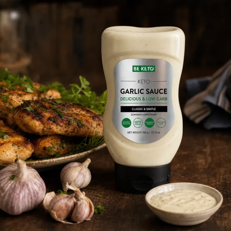 Salsa de ajo keto 390g