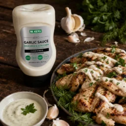 Salsa de ajo keto 390g