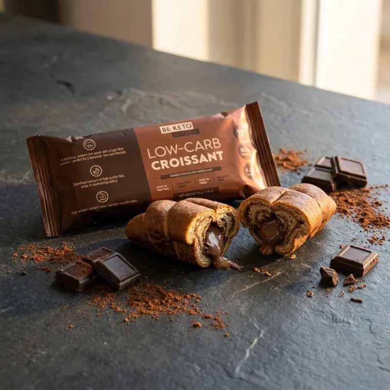 Croissant bajo en carbohidratos doble chocolate 50g