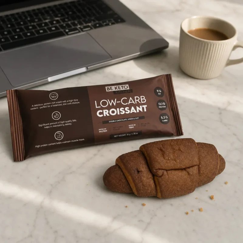 Croissant bajo en carbohidratos doble chocolate 50g